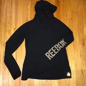 Long Sleeve Reebok Athletic Top with Hood